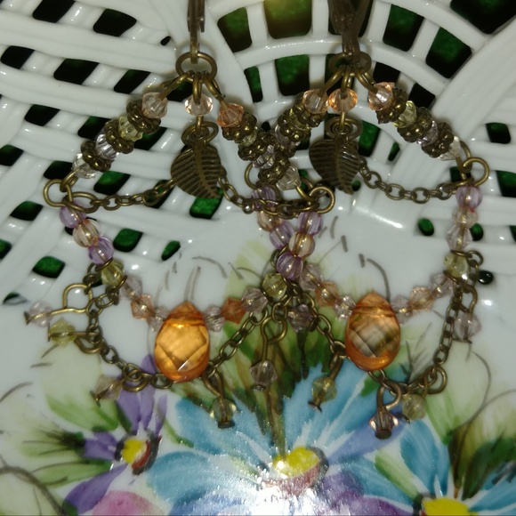 Costume Jewelry Jewelry - Bronze Tone pierced earrings